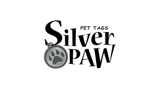 Silver Paw Pet Tags